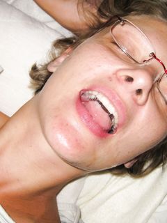 Meggi Polish slut creampued in her hairy cunt