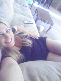 Selfie di una porcona americana