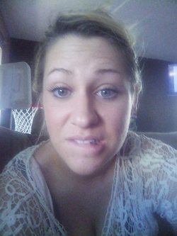 Selfie di una porcona americana