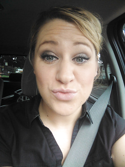 Selfie di una porcona americana