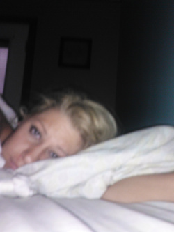 Selfie di una porcona americana