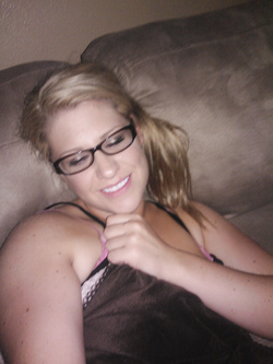 Selfie di una porcona americana