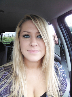 Selfie di una porcona americana