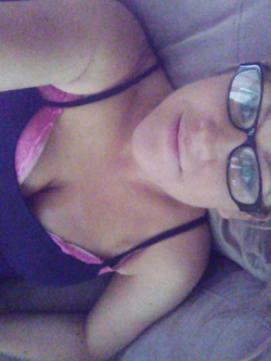 Selfie di una porcona americana