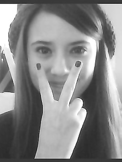 Bella brunetta foto amatoriali