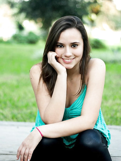 Bella brunetta foto amatoriali