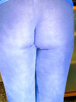 oggi in leggins senza intimo