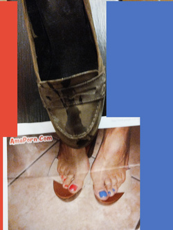 VENGO SULLE SCARPE USATISSIME DI MIA MOGLIE DIANA